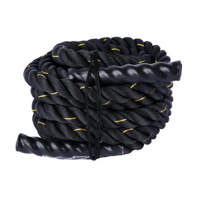 China Durable Power Gym Exercise Equipment Heavy Battle Rope With Cover For Gym Exercise for sale