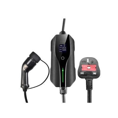 China China factory 13A/16A new energy vehicle EU/UK commercial standard ac protection residential/all-purpose electric car charger for charging for sale