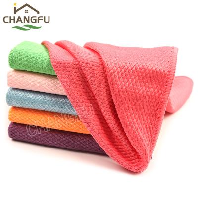 China Changfu Microfiber QUICK DRY Super Absorbent Cleaning Cloth for sale