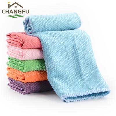 China Changfu Microfiber Kitchen Cleaning Towel QUICK DRY / Microfiber Dust Cloth for sale