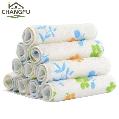 China Changfu 100% Fiber Bamboo Dishes Cleaning Cloth Sustainable Dish Cleaning Towel for sale