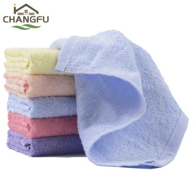 China Sustainable Changfu 100% Bamboo Fiber Super Soft Face Care Towel for sale