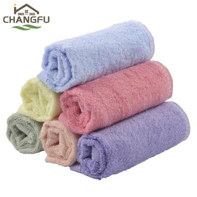 China Changfu Sustainable Super Soft 100% Bamboo Fiber Women Hand Face Towels Face Care Towel for sale