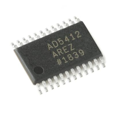 China AD5412 standard IC original DAC 12BIT V OR A-OUT 24TSSOP AD5412AREZ for sale