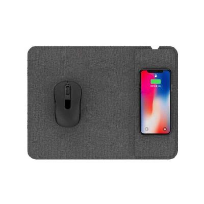 China Mobile Phone 2 in 1 5W/10W Fast Wireless Charger Mouse Pad Stand Pad for Samsung Galaxy S10/S9/S8 Note 10/9/8/7 for sale