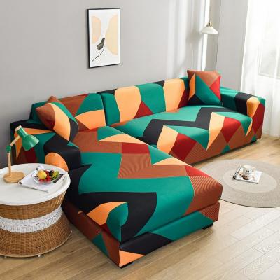 China skin-friendly l shape sofa covers elastic stretch corner sofa covers t cushion sofa set covers for sale