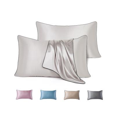 China Hot Sale Cooling Satin Pillow Case 1 PC For Hair And Skin Queen For 20*30in for sale