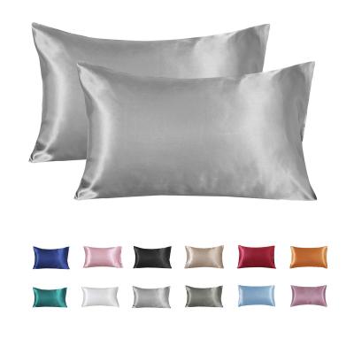 China Factory Supply Anti-Static Luxury Pillow Covers Envelope Closure Satin Pillow Case for sale