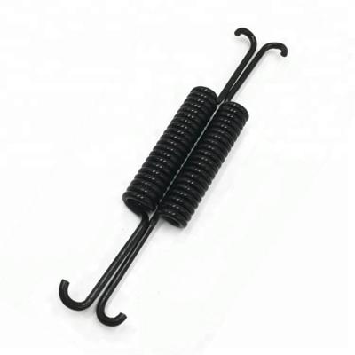 China Custom Coil Extension Springs Small Two Hooks Tension Spring Black Coil Spring for sale