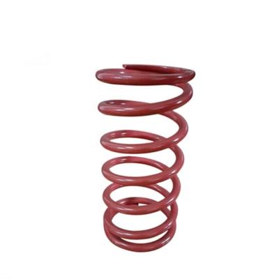 China Spiral Red Standard Shape Compression Spring Auto Suspension Shock Steel Spring for sale