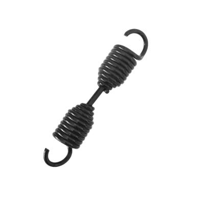 China Coil Customized Black Steel Tension Double Hook Spring For Cars for sale