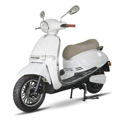 China EEC powerful vintage classic electric gasoline scooter vespa with box 90km range vespa 3000w top type 12inch for sale