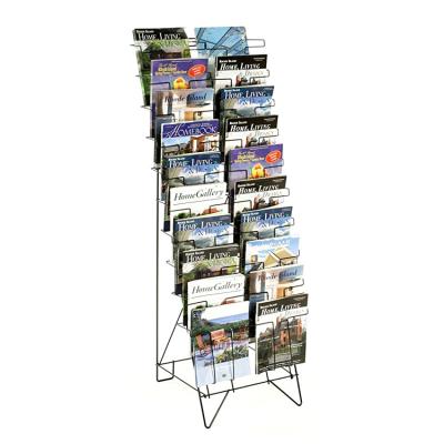 China Custom factory metal stand wire/comic book display stand ZY-0615 for sale