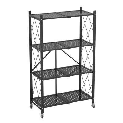 China Corrosion Protection Multilayer Carbon Steel Disposal Rack Storage Shelf For Household for sale