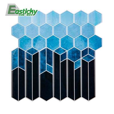 China Diy Home Interior Design 3D Wallpaper Modern Easy Home Kitchen Decoration Waterproof Peel And Stick Tiles for sale