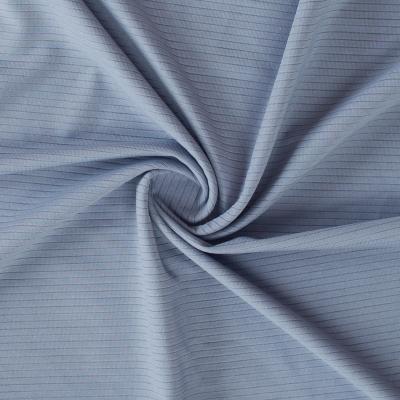 China Hot Selling 56.5% 25.5% Polyester 18% Spandex Sports Stretch Nylon Fabric For Quick Drying For T-shirt Tops Fabric for sale