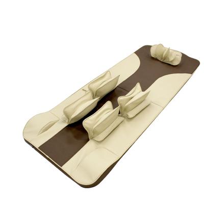 China Wholesale 3D Air Bladder Thin Portable Folding Electric Body Massage Mattress With Manual for sale