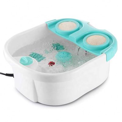 China GESS Plastic Vibrating Thermal Foot Foot Detox Health Spa Washing Machine Basin Foot Warmer With Massage for sale