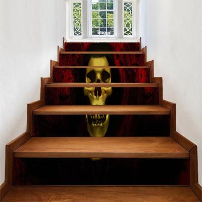 China Waterproof UV Resistant Simulation 3d Halloween Decoration For Stairs Walls Room Windows for sale