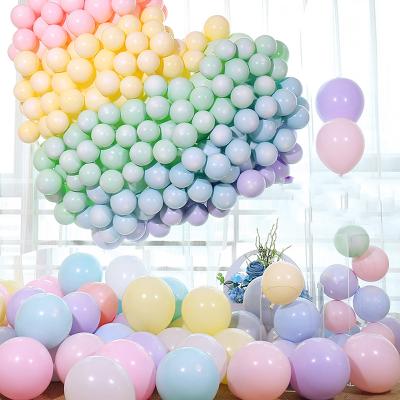 China Hot Normal Color Macaron Air Balloon Decor Kids Room Baby Shower Decoration Balloon for sale