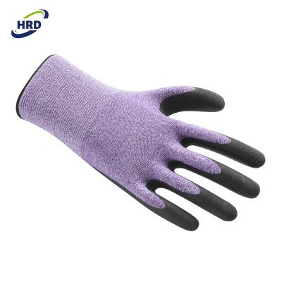 China ODM Miro Foam Nitrile Coated Superior Grip Safety Work Soft And Felxible Gardening Gloves for sale