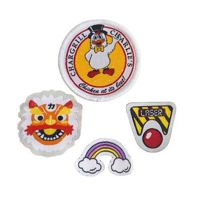 China Other Top Quality Custom Embroidered White Patches Logo Label With Woven Patch for sale