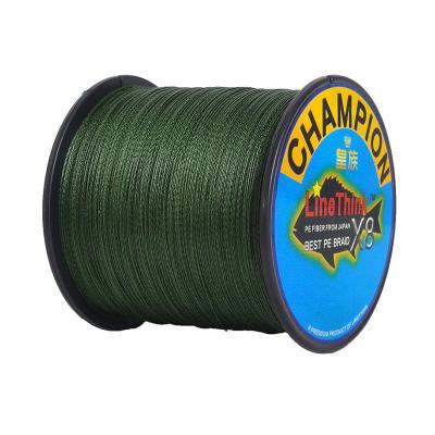 China Best Quality 500M GHAMPION LineThink Brand 8Strands/8Weave Braided Fishing Line Sink Tip Float Marker PE Multifilament Fishing Braid for sale