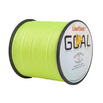 China 1000M Brand LineThink AIM X4 Sink Tip Float Locator Beaches 100% Japan Multifilament PE Braided Fishing Line 8LB to 100LB for sale