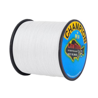 China Best Quality 300M GHAMPION LineThink Brand 8Strands/8Weave Braided Fishing Line Sink Tip Float Marker PE Multifilament Fishing Braid for sale