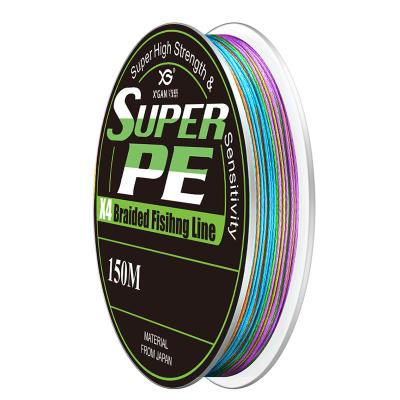 China Sink Tip Float Locator 150M X-GAN SUPER X4 PE BRAIDED FISHING LINE HIGH QUALITY PE BRAIDED for sale