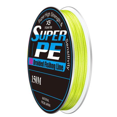 China Sink Tip Float Locator X-GAN PE FISHING LINE 150M SUPER X8 PE BRAIDED PE HIGH QUALITY BRAID for sale