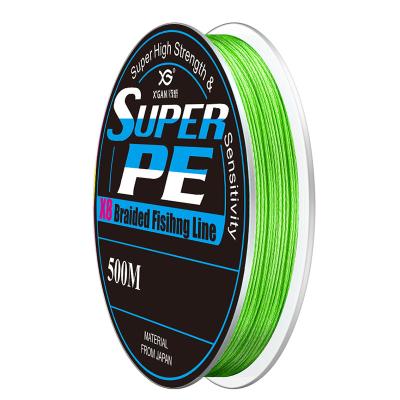 China Sink Tip Float Locator X-GAN PE FISHING LINE SUPER BRAIDED PE X8 500M HIGH QUALITY BRAID for sale