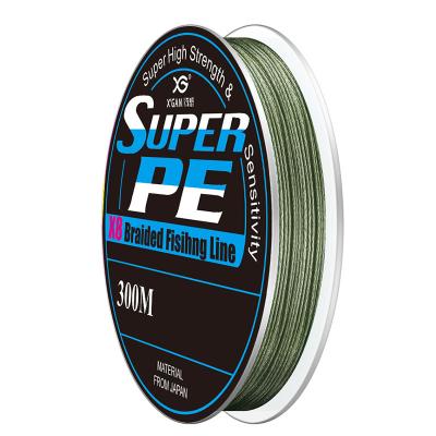 China Sink Tip Float Locator 300M X-GAN SUPER X8 PE BRAIDED FISHING LINE HIGH QUALITY PE BRAIDED for sale