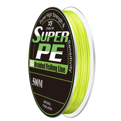 China Sink Tip Float Locator 500M X-GAN SUPER PE X4 BRAIDED FISHING LINE HIGH QUALITY PE BRAIDED for sale