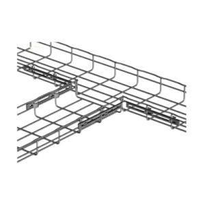 China Electro-Galvanized Wire Mesh Cable Tray with Mounting Bracket Sturdy and Dependable for sale