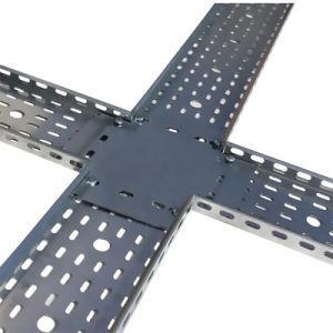 China Hot-Dipped Galvanized Carbon Steel Perforated Cable Tray with Well Ventilated Design for sale