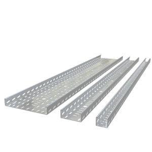 China Perforated Design Channel Cable Tray in Stainless Steel with Side Rail Height Options for sale