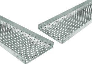 China C1-100X200 Light Aluminum Alloy Perforated Cable Tray 100x200mm for sale