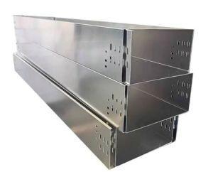 China 50x200mm Hot-Dipped Galvanized Channel Cable Tray Trough Cable Tray with 2m 6m Length for sale