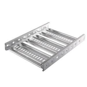 China Thicknees 1.0-3.0mm Electro-Galvanized Ladder Type Cable Tray and Accessories Bundle for sale