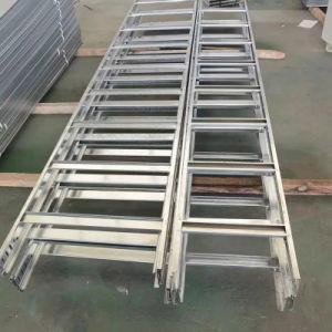 China Ladder Type Cable Tray Custom Size Hot Dipped Galvanized Cable Ladder Corrosion Resistance for sale