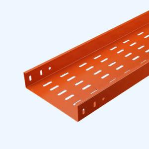 China 1.0-3.0mm Thicknees Powder Coated Perforated Cable Tray for Optimal Cable Management for sale