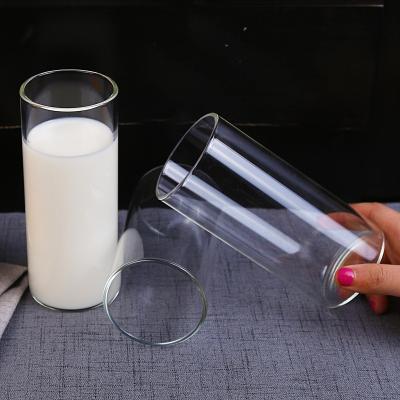 China Nordic Creative Plastic Wholesale Heatable 16oz Beer Mugs Cola Glass Milk Fruit Juice Bottle Soda Beer Glass Box Custom Logo Drinking for sale