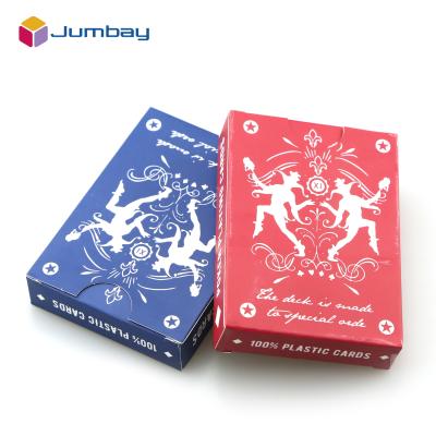 China Custom OEM Deck Playing Cards Joker Cards Professional Paper / Plastic Cards HS Code Joker Quotes for sale