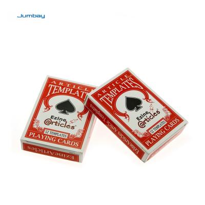 China Custom High Quality Arabic Poker Playing Card 8 Diamond Playing Cards Paper / Plastic Ace In Playing Cards for sale