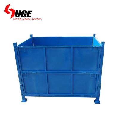 China Customized High Quality Collapsible Lockable Lockable Metal Stillages Cage For Storage for sale