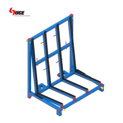 China Corrosion Protection Customized Power Coated Stackable Glass Transport Pallet Rack for sale