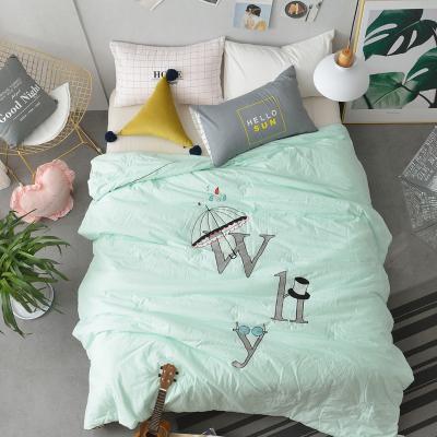 China Mr.Whyc Good Sleep Summer Home Classic Washed Print Home Comforter Eco-Friendly Cotton Fabric for sale