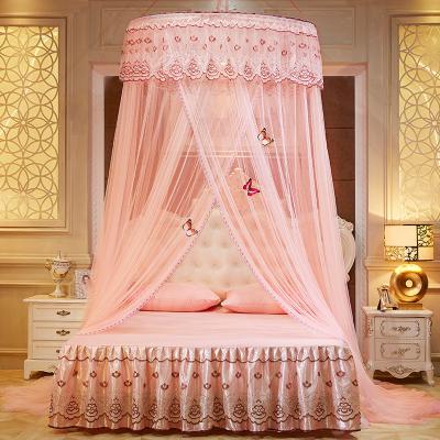 China Insecticide Treated Fashion Fiber Transparent Arched Hanging Portable Material Around Large Adult Bed Rolling Mosquito Net for sale