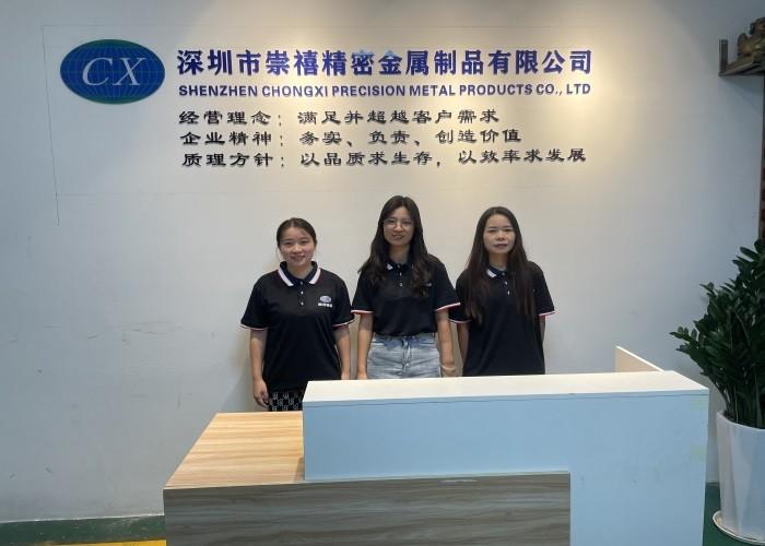 Proveedor verificado de China - Shenzhen Chongxi Precision Metal Products Co., Ltd